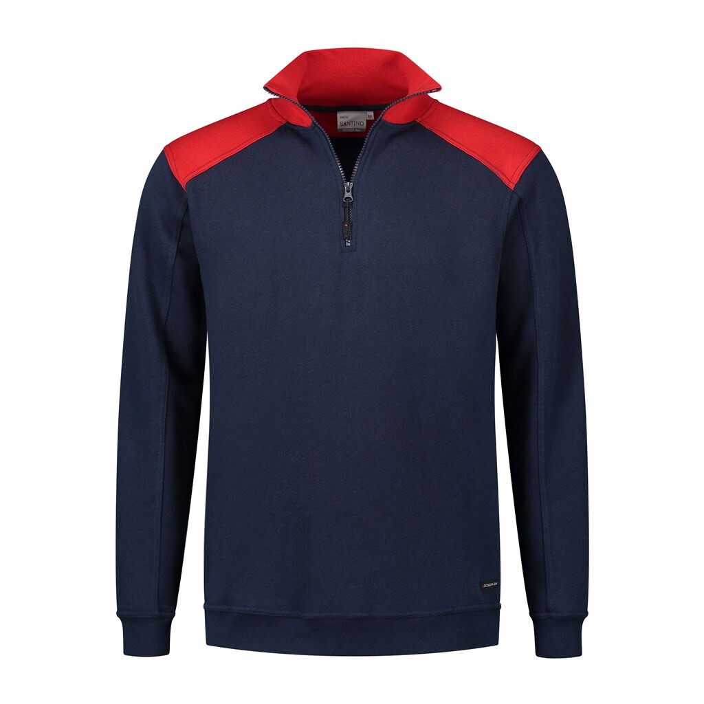 Santino Zipsweater Tokyo Real Navy / Red