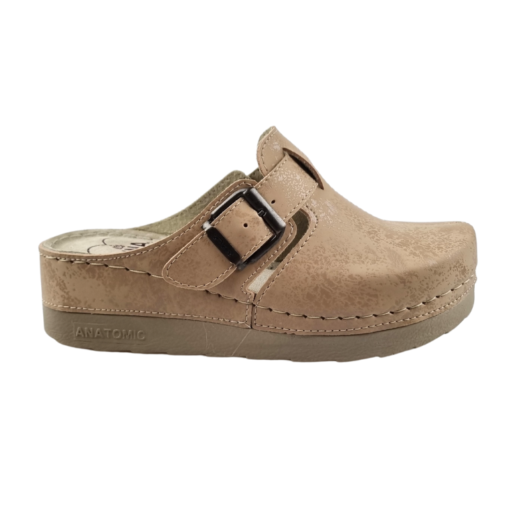 Zorgklomp PU Dina Beige 2025