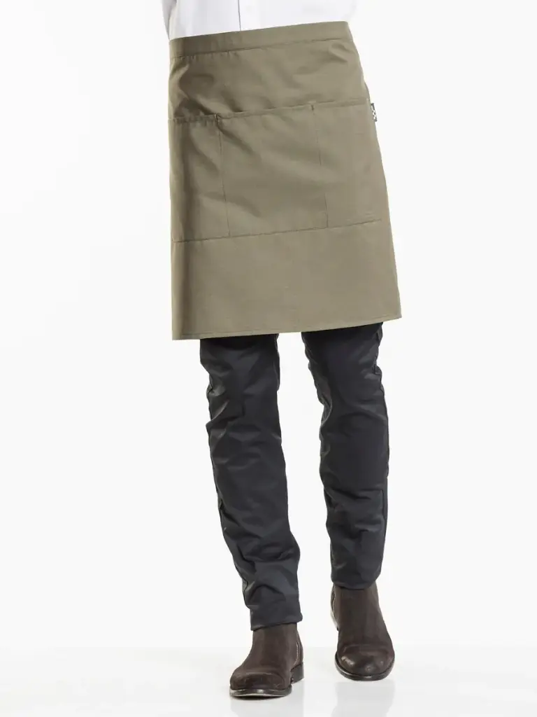 Chaud Devant Apron 3-Pockets Dark Olive