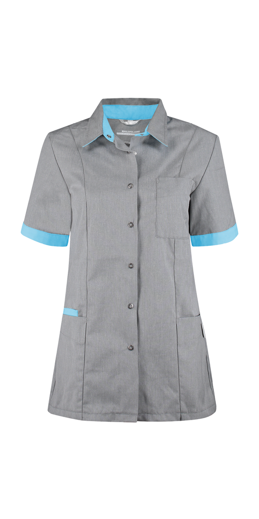 Haen Trend Line damesjasje Fijke Grey cross met magic azur contrast