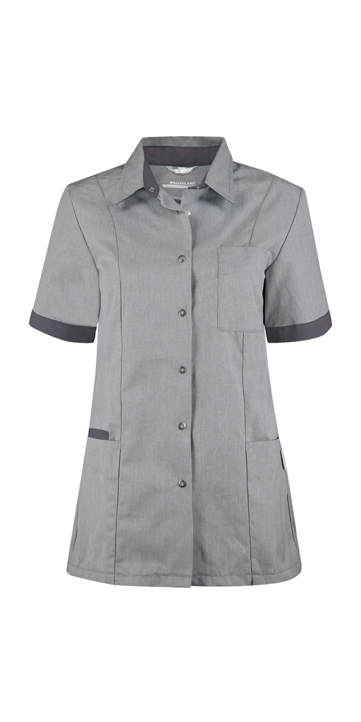 Haen Trend Line damesjasje Fijke Grey cross met charcoal contrast