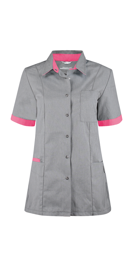 Haen Trend Line damesjasje Fijke Grey cross met shocking pink contrast