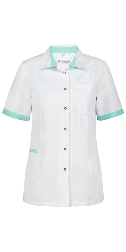 Haen Trend Line damesjasje Fijke Wit met mint contrast