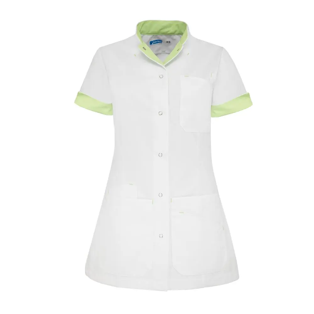 De Berkel LIVIA Damesjack wit/lime