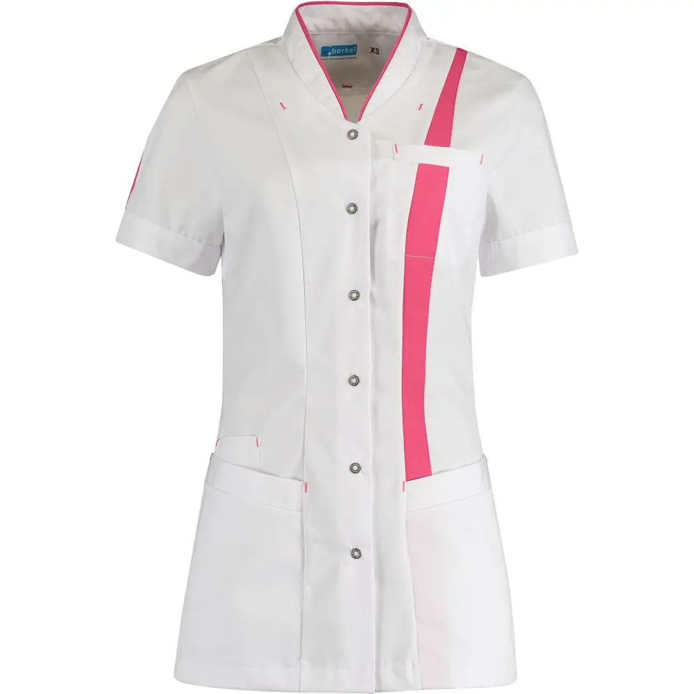 De Berkel LARA Damesjack wit/fuchsia