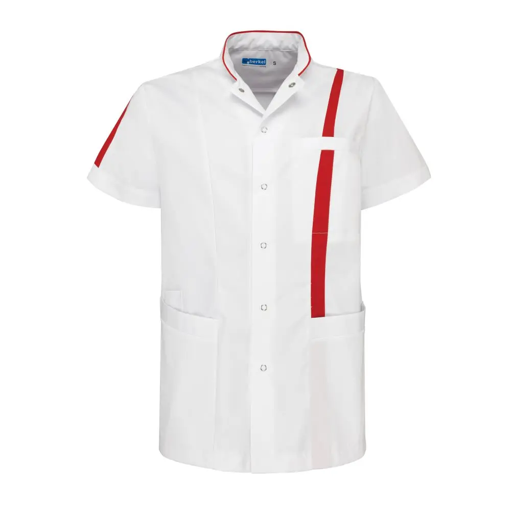 De Berkel LEX Unisex jack wit/rood