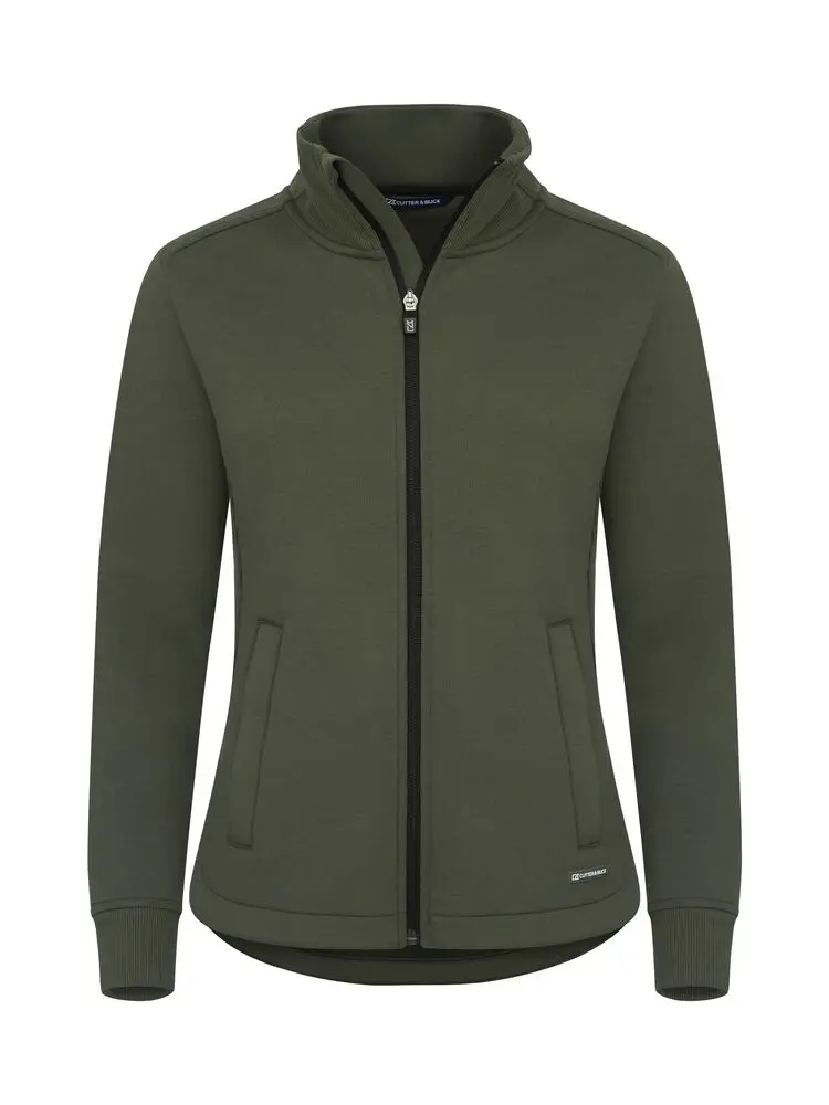 Cutter & Buck Pemberton Cardigan FZ Women Ivy Green