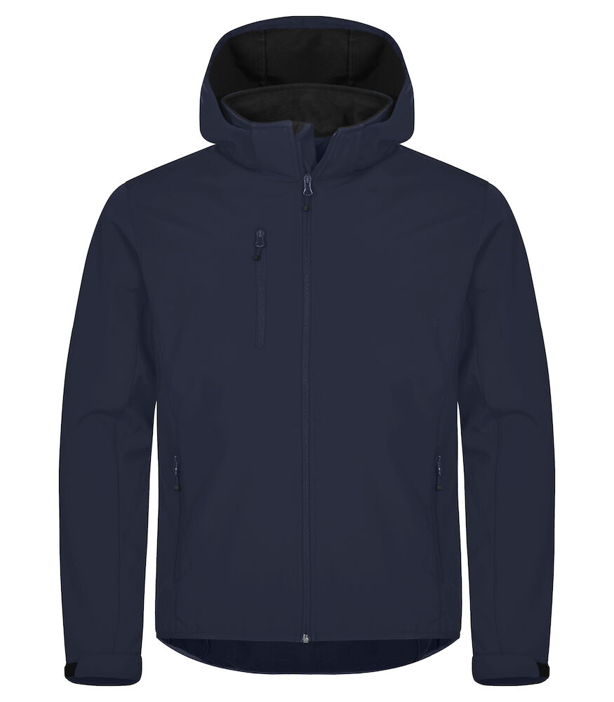 Clique Classic Softshell Hoody Jacket dark navy