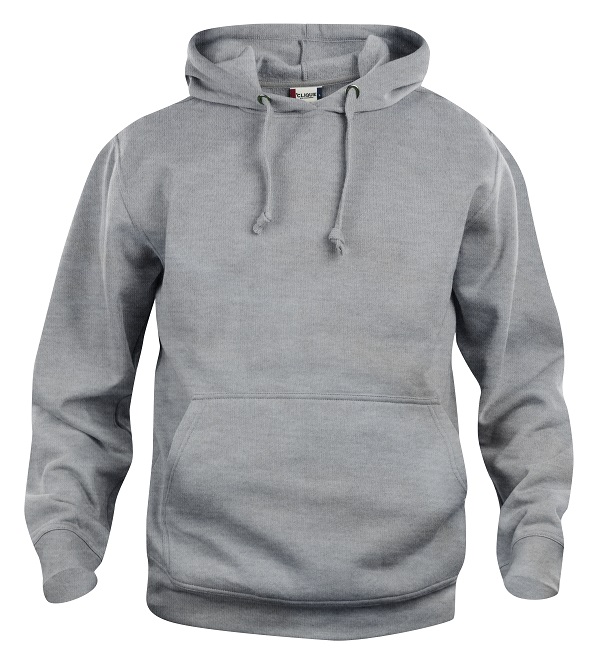 Clique Basic Hoody grijsmelange