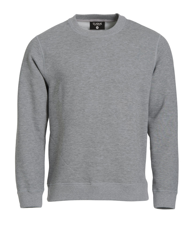 Clique Classic Roundneck grijsmelange