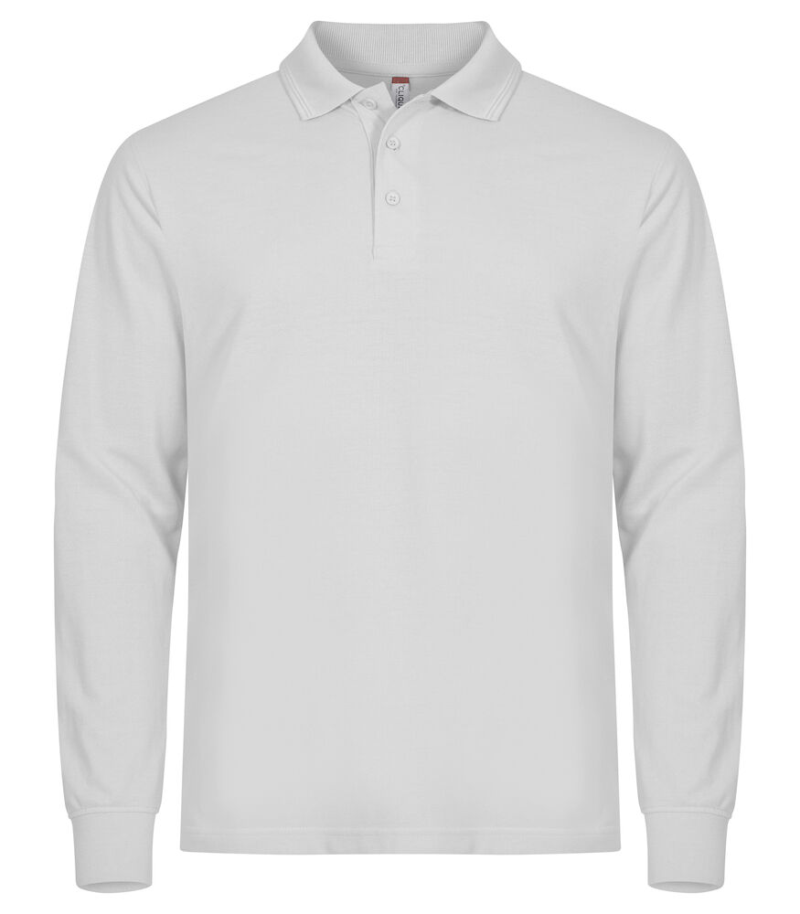 Clique Manhattan L/S Polo wit