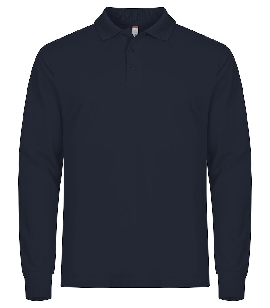 Clique Manhattan L/S Polo dark navy