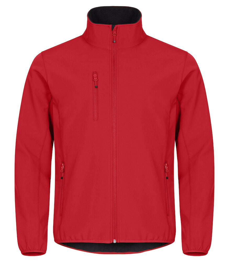 Clique Classic Softshell Jacket rood