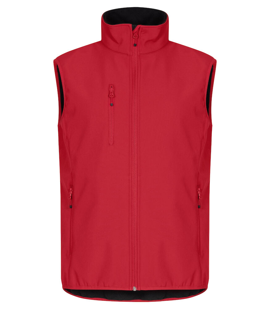 Clique Classic Softshell Vest rood