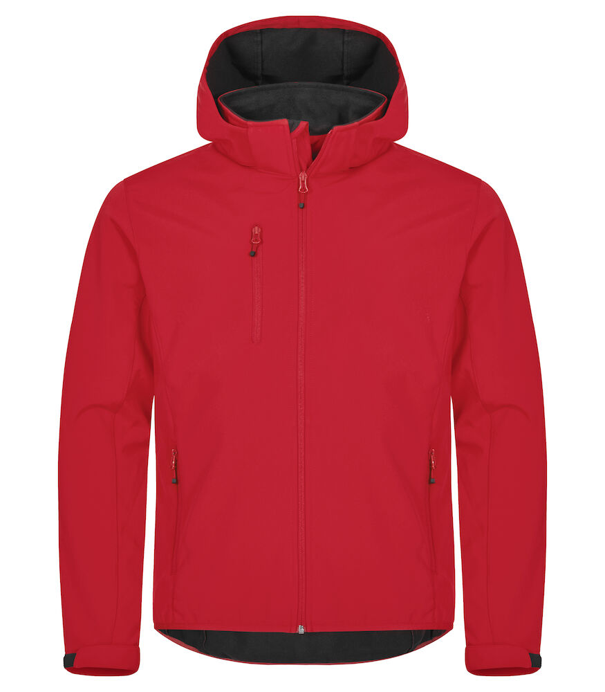 Clique Classic Softshell Hoody Jacket rood