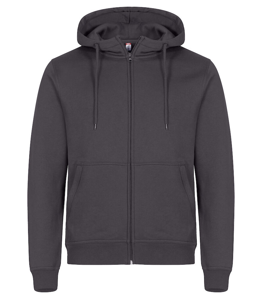 Clique Miami Hoody FZ metaalgrijs