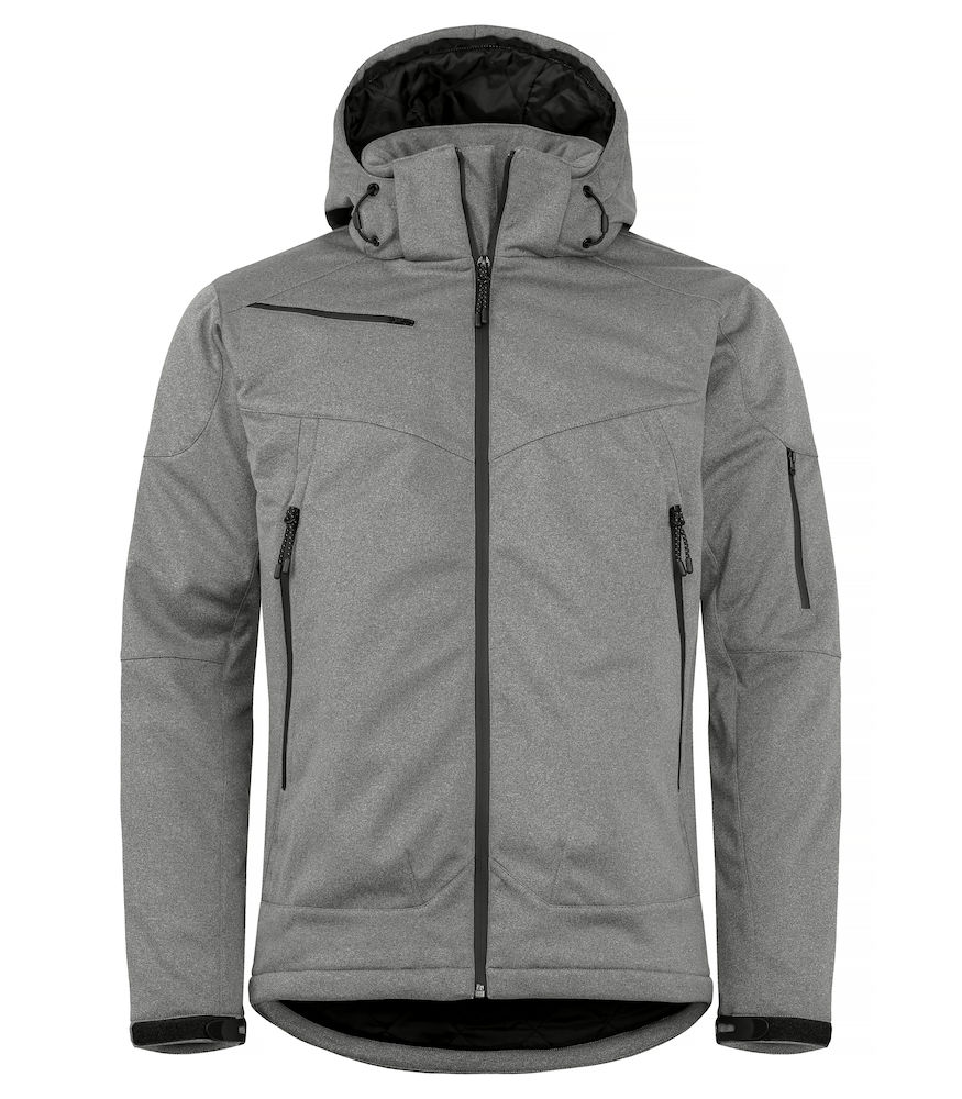 Clique Grayland Jacket antraciet melange