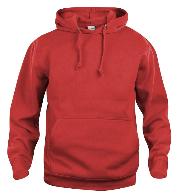 Clique Basic Hoody rood