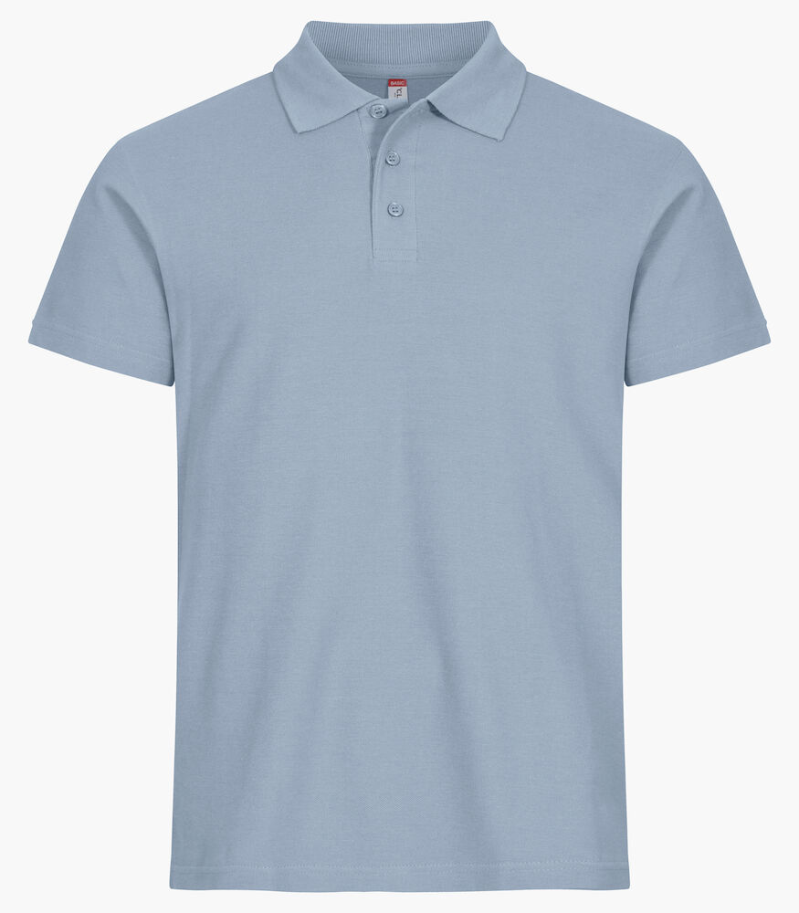 Clique Basic Polo zachtblauw