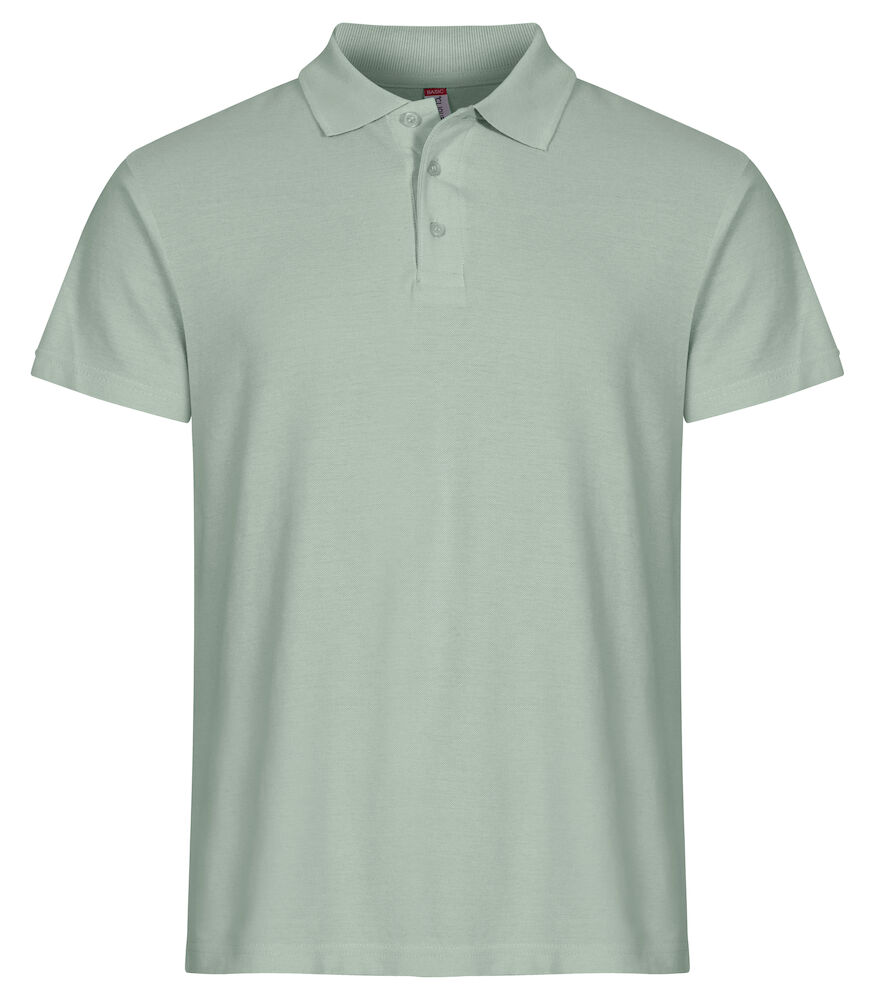 Clique Basic Polo saliegroen