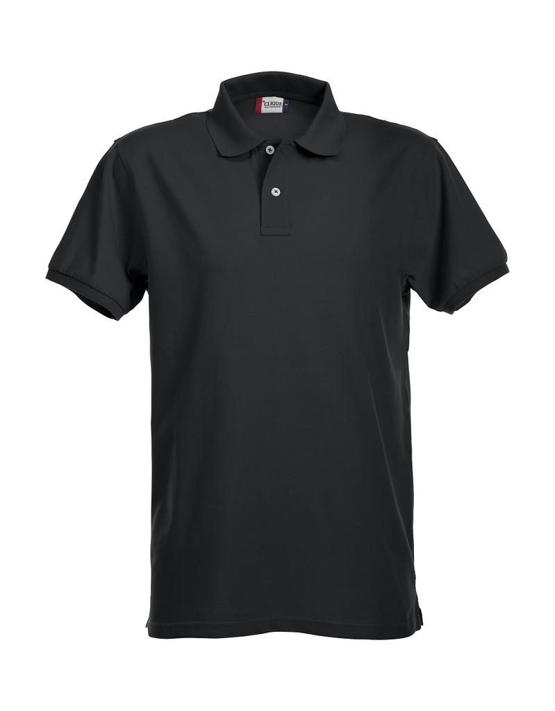 Clique Stretch Premium Polo zwart