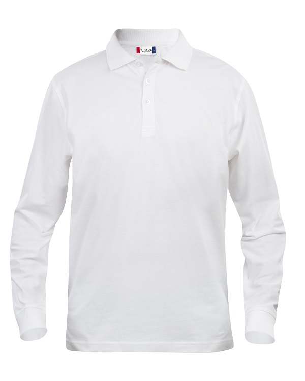 Clique Classic Lincoln L/S Polo wit