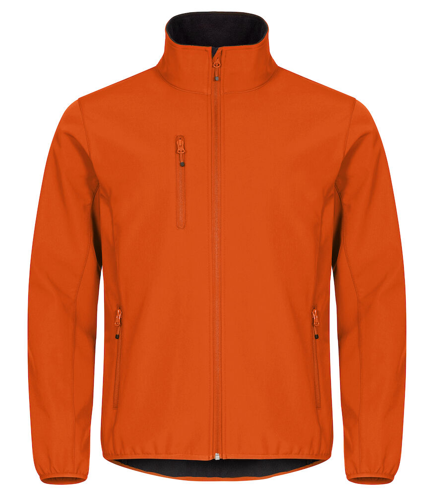 Clique Classic Softshell Jacket diep oranje