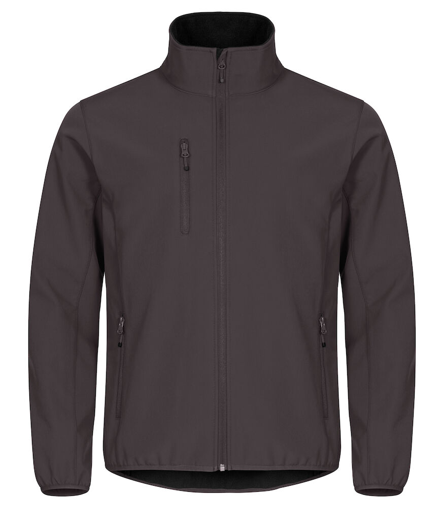 Clique Classic Softshell Jacket donkergrijs