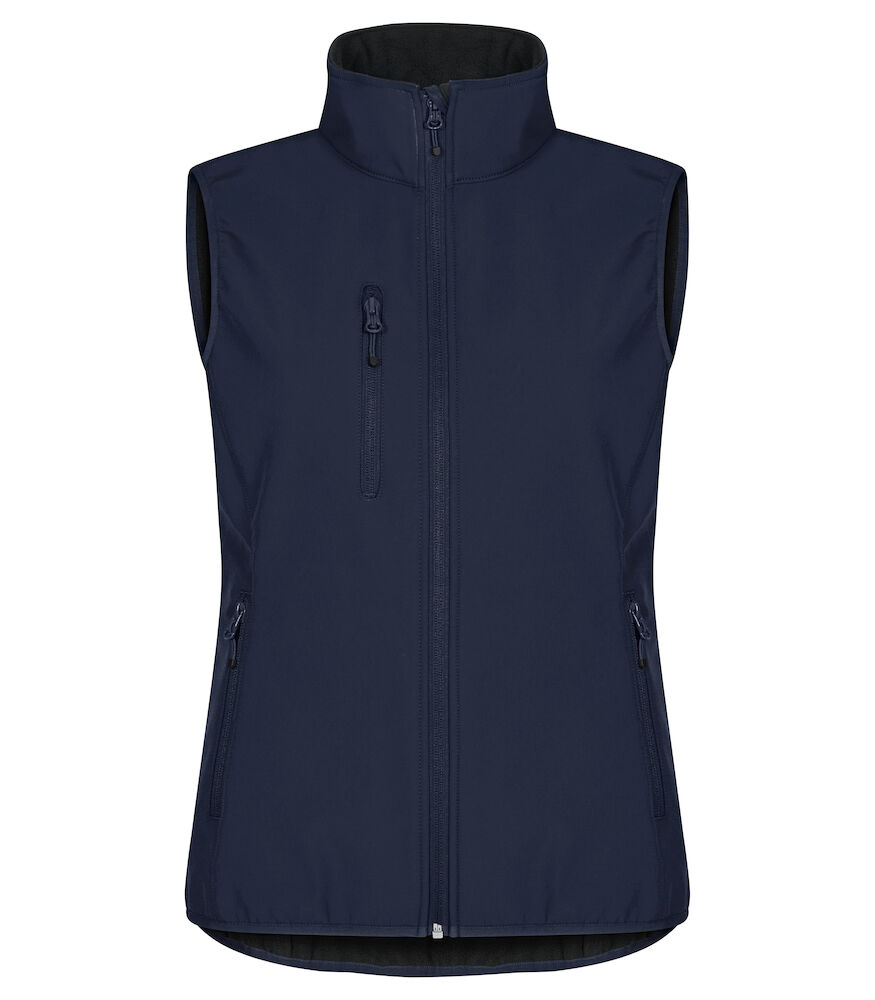 Clique Classic Softshell Vest Women dark navy