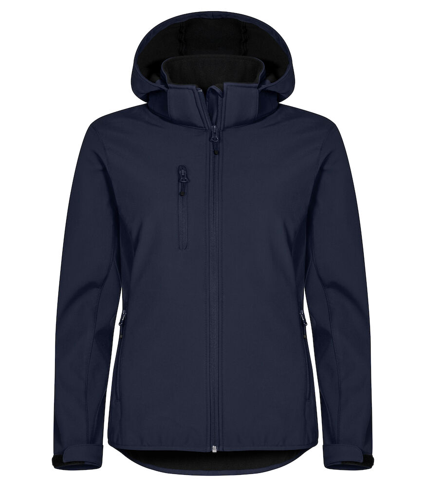 Clique Classic Softshell Hoody Jacket Women dark navy