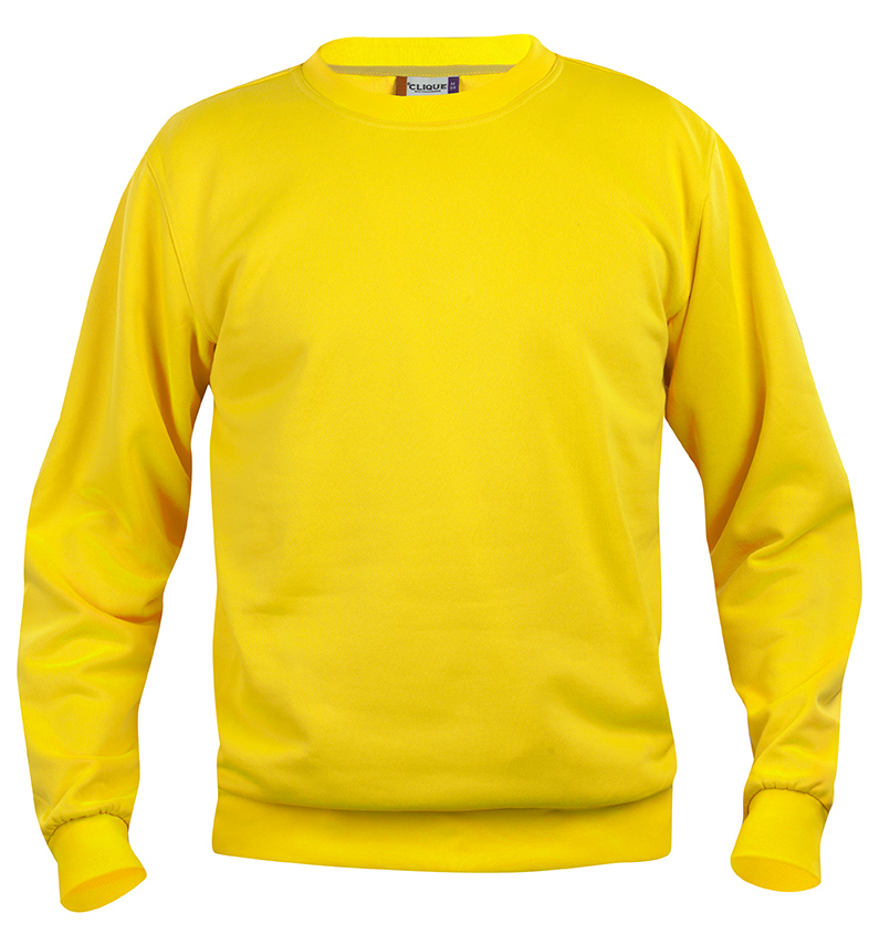Clique Basic Roundneck lemon