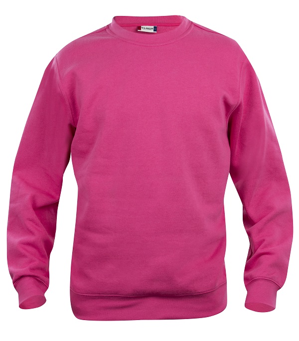 Clique Basic Roundneck helder kersen