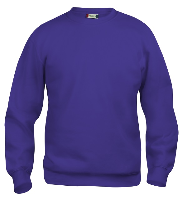 Clique Basic Roundneck helder lila