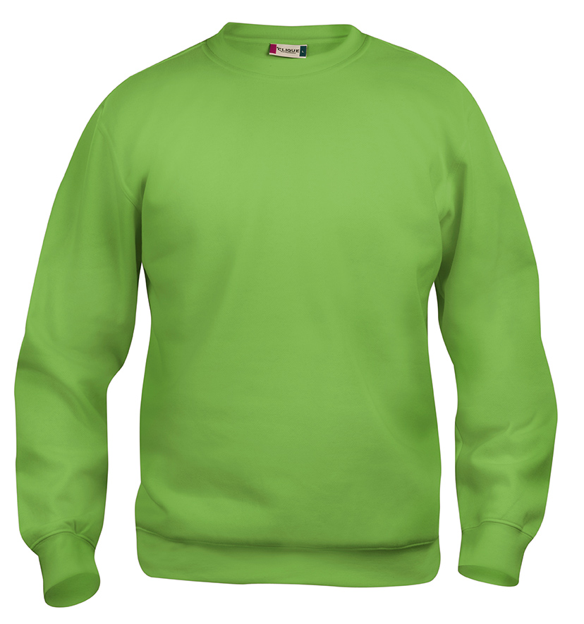 Clique Basic Roundneck lichtgroen