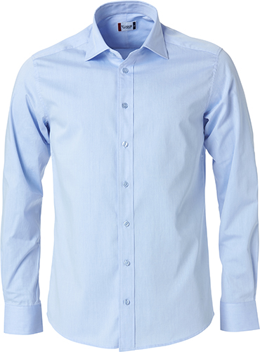 Clique Clark Shirt lichtblauw
