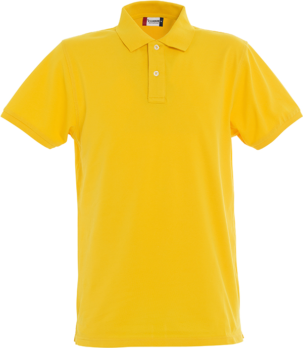 Clique Stretch Premium Polo lemon