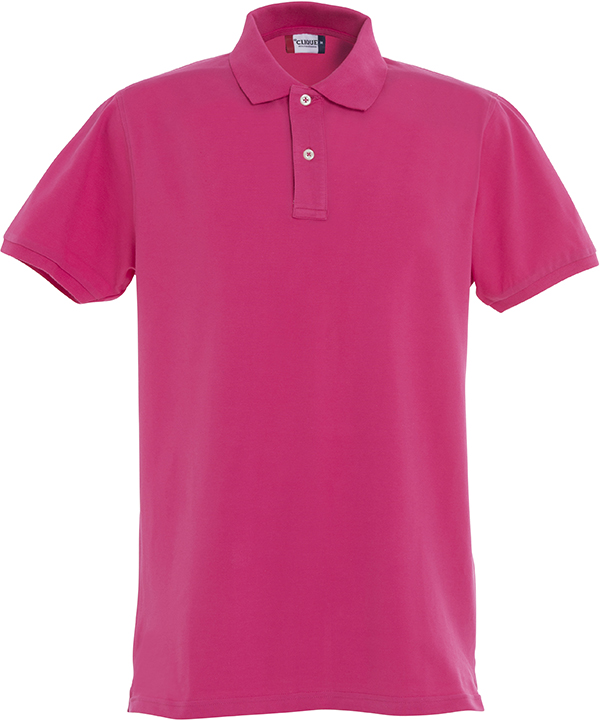 Clique Stretch Premium Polo helder kersen