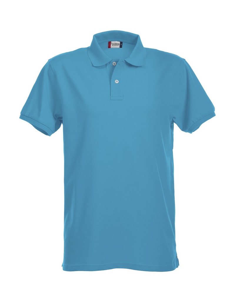 Clique Stretch Premium Polo turquoise