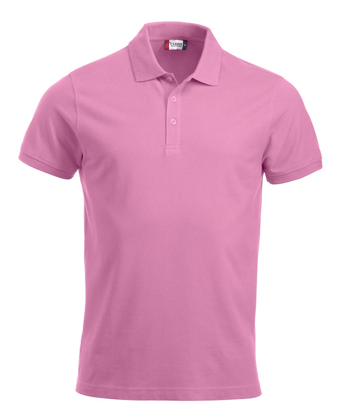 Clique Classic Lincoln S/S Polo helder roze