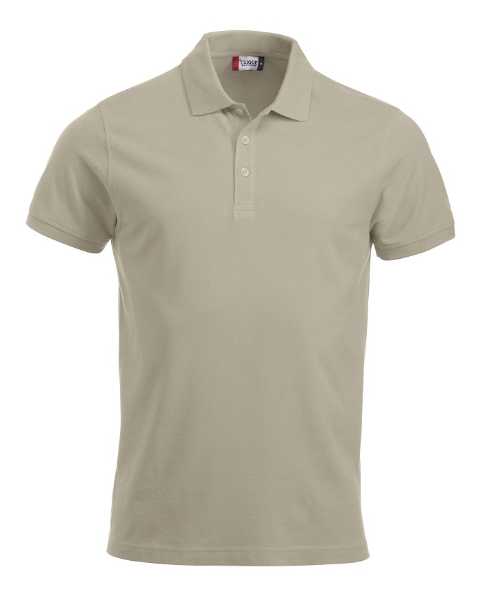 Clique Classic Lincoln S/S Polo licht khaki
