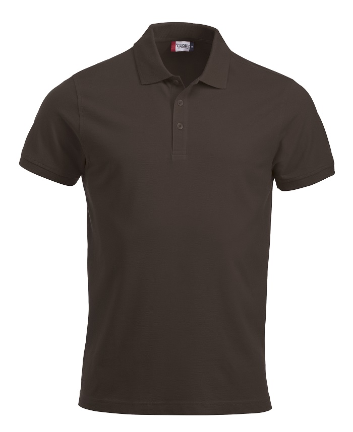 Clique Classic Lincoln S/S Polo dark mocca