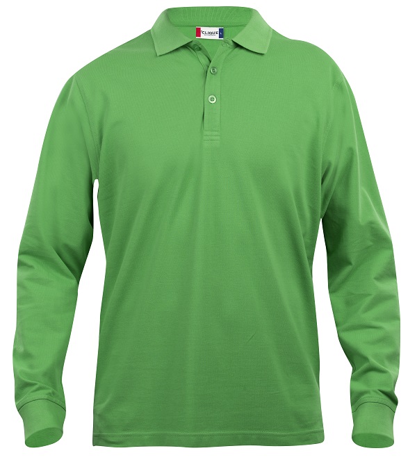 Clique Classic Lincoln L/S Polo appelgroen