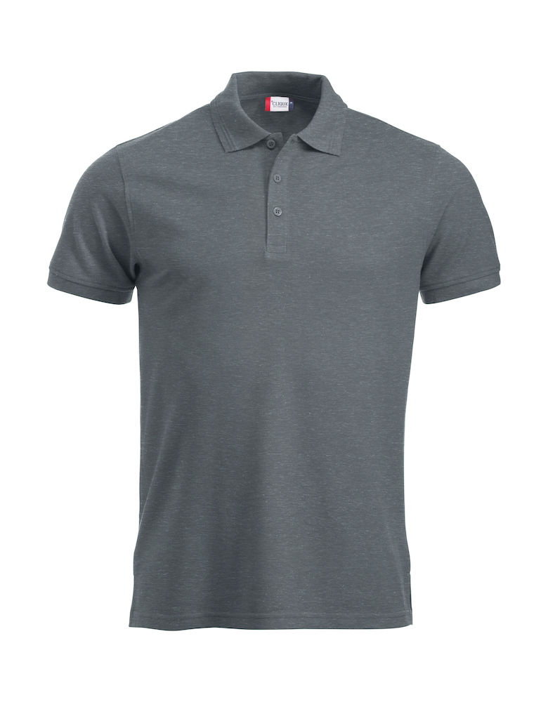 Clique Manhattan Polo antraciet melange