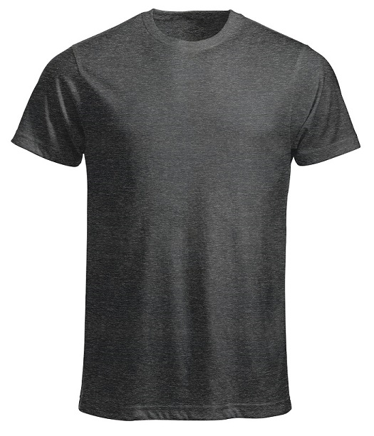 Clique New Classic-T antraciet melange