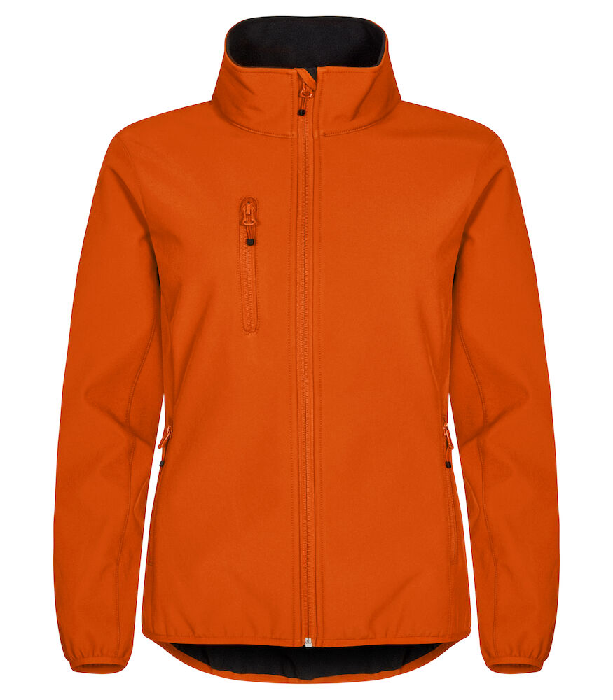 Clique Classic Softshell Jacket Women diep oranje