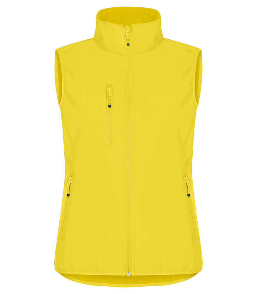 Clique Classic Softshell Vest Women lemon