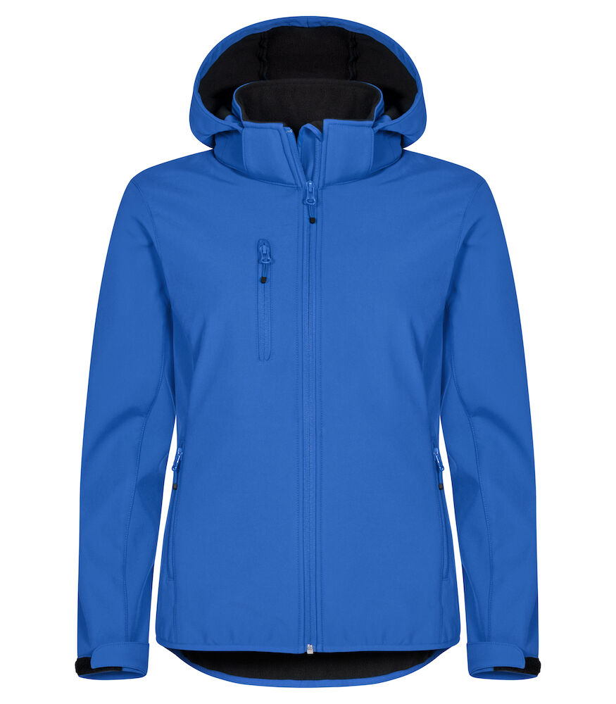 Clique Classic Softshell Hoody Jacket Women kobalt
