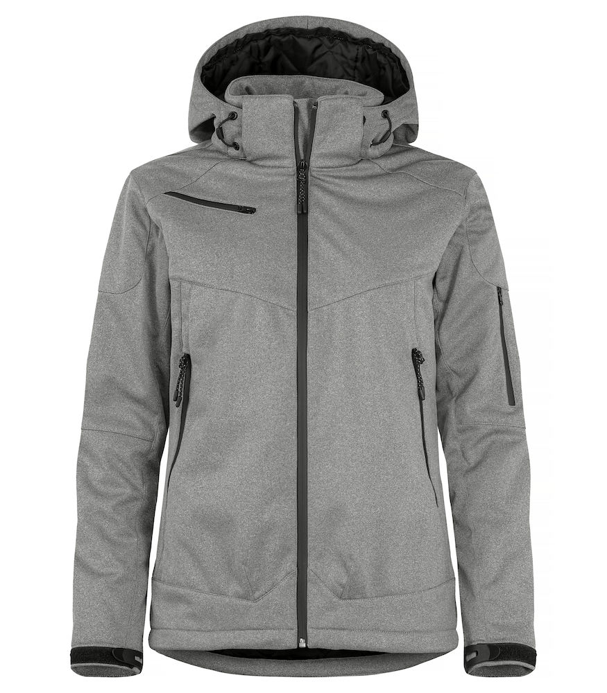 Clique Grayland Jacket Women antraciet melange