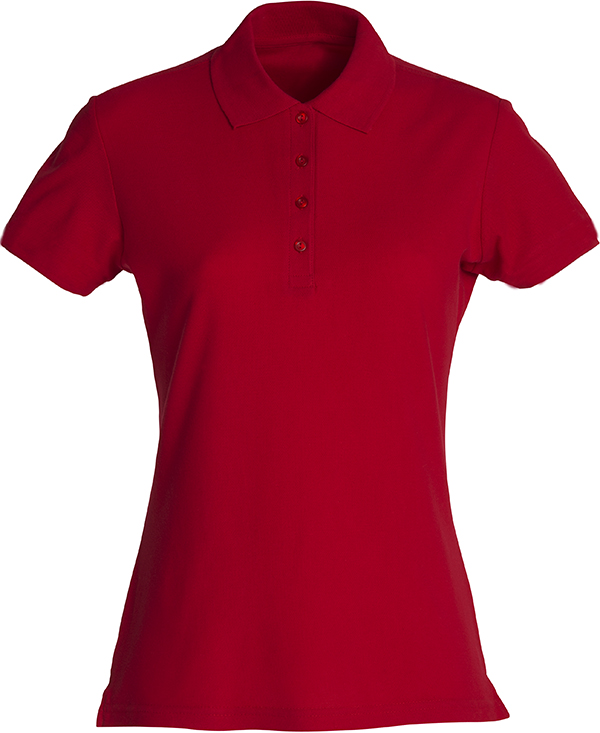 Clique Basic Polo Women rood
