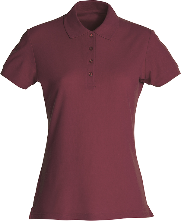 Clique Basic Polo Women bordeaux